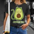 Lustiges Avocato-Katzen T-Shirt, Geschenkidee für Katzenliebhaber Geschenke für Sie