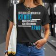 Rente For Man Saying Rentner Frau  T-Shirt Geschenke für Sie
