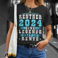 Rentner 2024 Eine Legende Geht In Rente German T-Shirt Geschenke für Sie