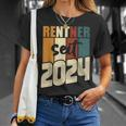 Rentner Seit 2024 German Language T-Shirt Geschenke für Sie