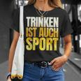 Trinken Ist Auch Sport Après Ski Fun Malle Party Lorenz T-Shirt Geschenke für Sie
