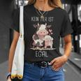 Vegetarier Kein Tier Ist Egal Veganer Kuh Schwin German T-Shirt Geschenke für Sie