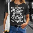 Veterinär Weil Tiere Besser Sind T-Shirt, Ideal für Tierärzte Geschenke für Sie