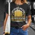 Wo Ich Geh & Steh Bierliebhaber & Biertrinker T-Shirt Geschenke für Sie