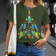 Budgie Christmas Tree Bird Christmas T-Shirt Geschenke für Sie