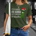 Christmas Cucumber Ich Habe Die Gurke Gefen Ich Habe Die Guarke Find T-Shirt Geschenke für Sie