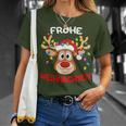 Reindeer Merry Christmas T-Shirt Geschenke für Sie