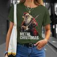 Metal Christmas Christmas Santa Guitar T-Shirt Geschenke für Sie