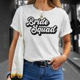 Bride Squad Bachelorette Party Hochzeit Geschenk T-Shirt Geschenke für Sie