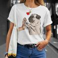 Pug Love Dog Holder Idea T-Shirt Geschenke für Sie