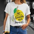 Wenn Das Leben Dir Zitronen Gibt Macht Limoncello Positive S T-Shirt Geschenke für Sie