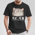 ACAB All Cats Are Beautiful Pets Animals Kitten Cats T-Shirt Lustige Geschenke