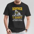 Digger Driver In Retirement Retirement Pensioner Digger T-Shirt Lustige Geschenke