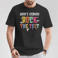 Kein Stress Rock The Test Prüfung Prüfungen Lehrer Testtag T-Shirt Lustige Geschenke