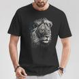 Lion Animal Lion T-Shirt Lustige Geschenke