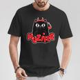Muzifer I Cat Kitten Lucifer Devil Luzifer S T-Shirt Lustige Geschenke