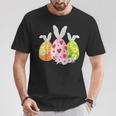 Niedliche Eier Ostern Tag Familie Matching Pyjama Ei Jagd T-Shirt Lustige Geschenke