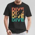 Retro Vintage Diving For Diver T-Shirt Lustige Geschenke