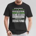 Schlosser Industrial Mechanic Mechanic Work T-Shirt Lustige Geschenke