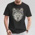 Wolf Polygon Dog T-Shirt Lustige Geschenke