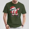 Dabbing Santa Claus With Christmas Hat Santa Claus T-Shirt Lustige Geschenke
