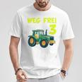 Children's 3Rd Birthday Wake Frei Ich Bin Schon 3 Jahre Traktor Trecker T-Shirt Lustige Geschenke