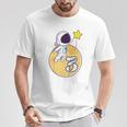 Kinder Astronaut Weltraum 3 Jahre Mond Planeten 3 Geburtstag T-Shirt Lustige Geschenke