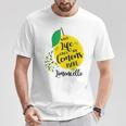 Wenn Das Leben Dir Zitronen Gibt Macht Limoncello Positive S T-Shirt Lustige Geschenke