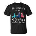 Alpaca And Lamas Mir Reichts Ich Geh Alpacas Strokes T-Shirt