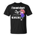 Anime Chibi I'm Not Short Manga Otaku Mangaka Geschenk T-Shirt