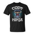 Code Ninja Programmer Coder Computer Programming Coding T-Shirt
