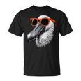 Cooler Spoonbillogel Trägt Sonnenbrille Grafikkunst T-Shirt
