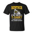 Digger Driver In Retirement Retirement Pensioner Digger T-Shirt