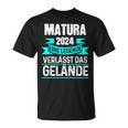Matura 2024 Eine Legende Verlässt Das Matura Bestanden T-Shirt