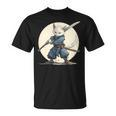 Ninja Katze Mit Großem Schwert T-Shirt