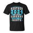 Rentner 2024 Eine Legende Geht In Rente German T-Shirt