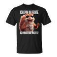 Rentner Eichhörnchen T-Shirt, Lustiges Ich Muss Gar Nichts Motiv