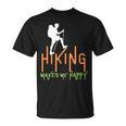 Vintage Hiking Mountain Adventure Aufkleber Für Abenteuer Liebe T-Shirt