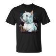 West Highland Terrier Dog On Westie Lover T-Shirt