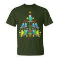 Budgie Christmas Tree Bird Christmas T-Shirt