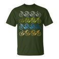 Vintage Bikes Biker Retro Bicycle Cycling Xmas T-Shirt