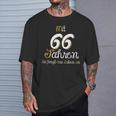 66 Birthday Mit 66 Jahre Da Fanggt Das Leben An Geschenk T-Shirt Geschenke für Ihn