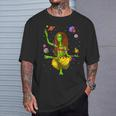 Alien Hippie Yoga Zen Meditation Spiritual T-Shirt Geschenke für Ihn