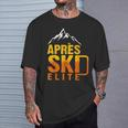 Apres Ski Elite Outfit Winter Team Party & Sauf T-Shirt Geschenke für Ihn