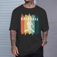Baseball Sport Retro Baseball T-Shirt Geschenke für Ihn