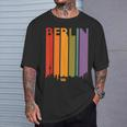 Berlin Skyline Retro Souvenir Vintage Berlin T-Shirt Geschenke für Ihn