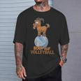 Bock On Volleyball Beach Volleyball Team Trainer Volleyball T-Shirt Geschenke für Ihn