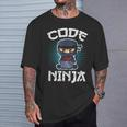 Code Ninja Programmer Coder Computer Programming Coding T-Shirt Geschenke für Ihn
