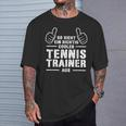 Cool Tennis Trainer Coach Best Tennis Trainer T-Shirt Geschenke für Ihn