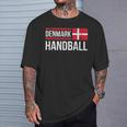 Denmark Handball Flag Fan Team Player Jersey T-Shirt Geschenke für Ihn